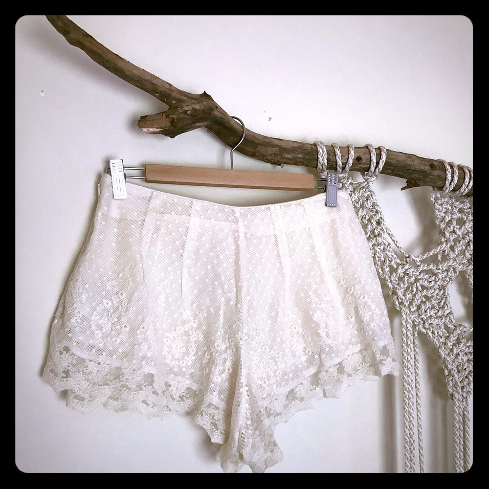Lace shorts from Urban Outfitters